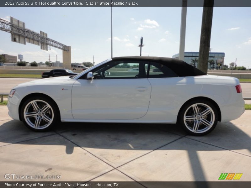 Glacier White Metallic / Black 2013 Audi S5 3.0 TFSI quattro Convertible
