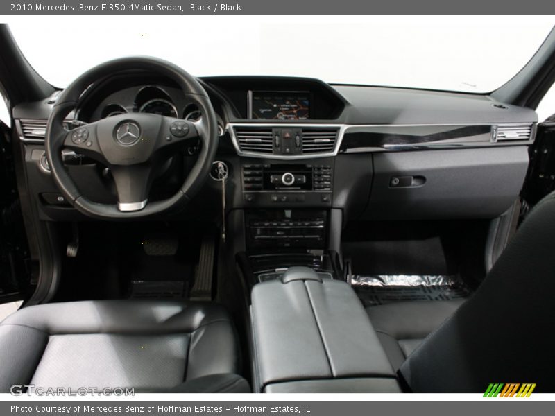 Black / Black 2010 Mercedes-Benz E 350 4Matic Sedan