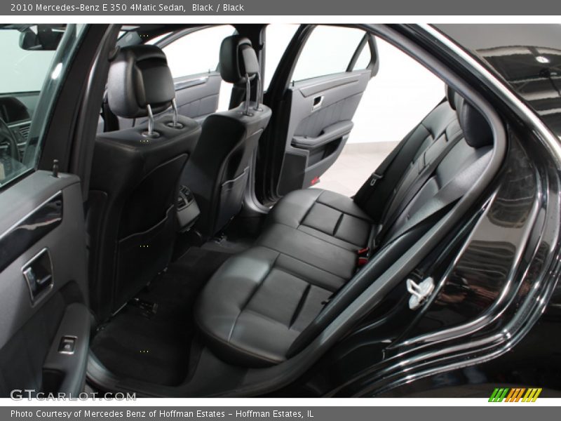 Black / Black 2010 Mercedes-Benz E 350 4Matic Sedan