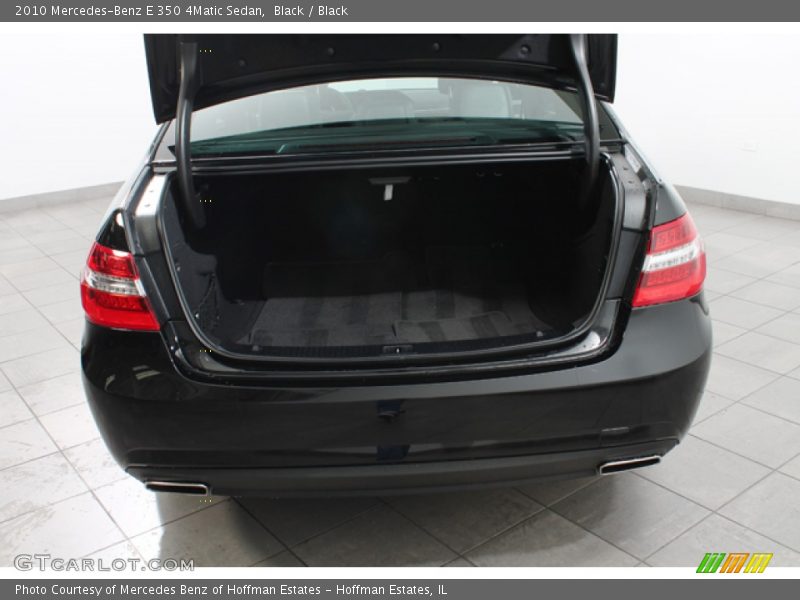 Black / Black 2010 Mercedes-Benz E 350 4Matic Sedan