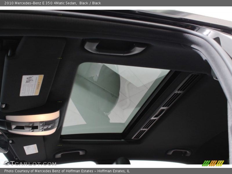 Black / Black 2010 Mercedes-Benz E 350 4Matic Sedan