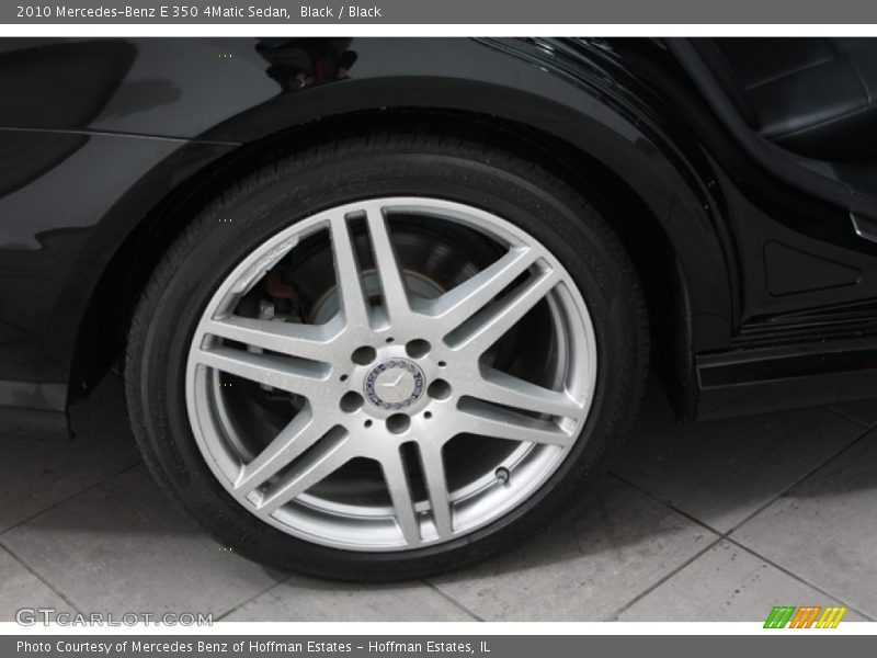 Black / Black 2010 Mercedes-Benz E 350 4Matic Sedan