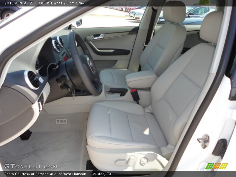 Front Seat of 2013 A3 2.0 TDI