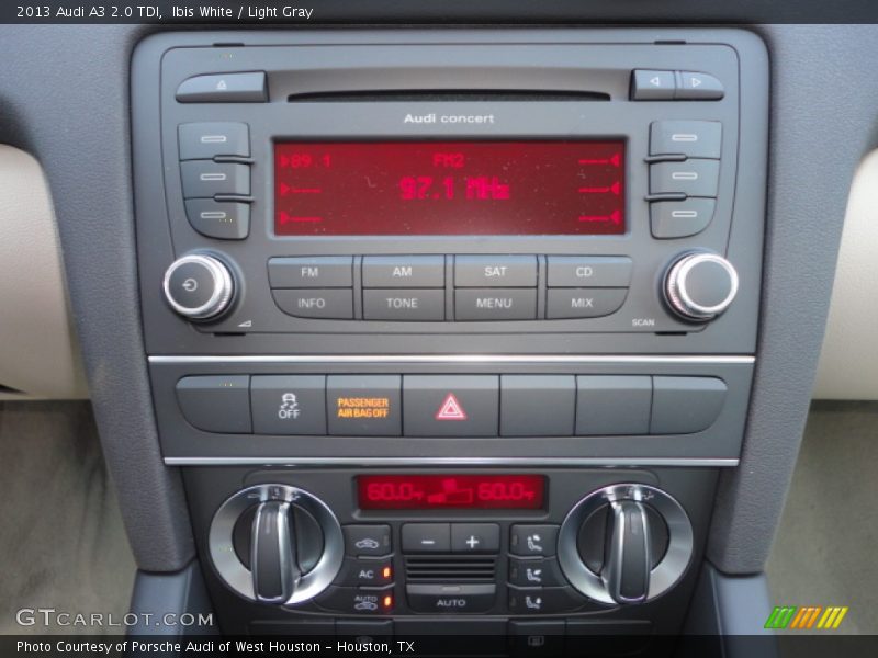 Audio System of 2013 A3 2.0 TDI