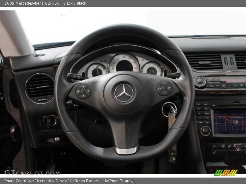 Black / Black 2009 Mercedes-Benz CLS 550