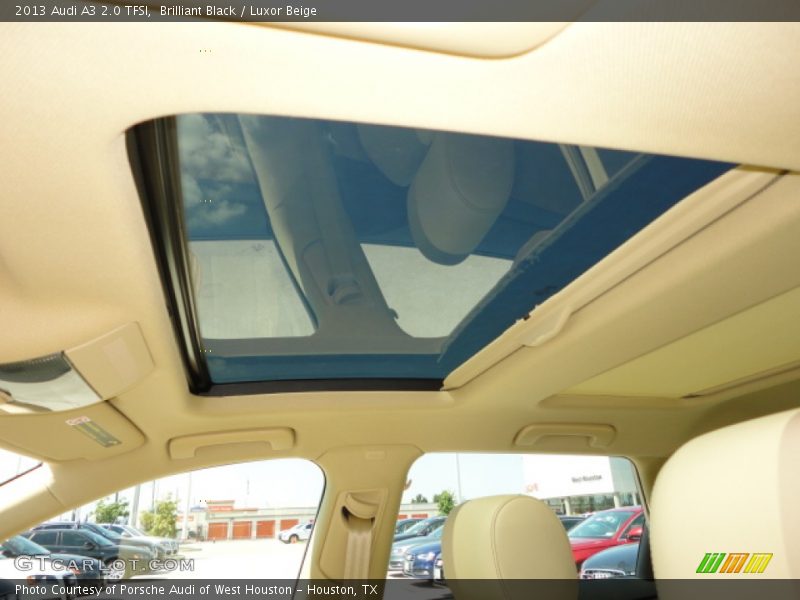 Brilliant Black / Luxor Beige 2013 Audi A3 2.0 TFSI