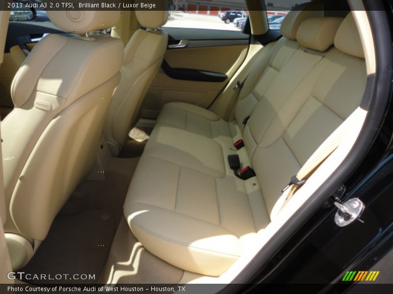 Brilliant Black / Luxor Beige 2013 Audi A3 2.0 TFSI