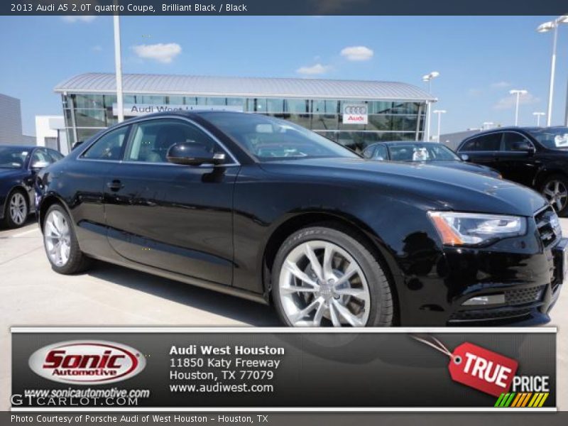 Brilliant Black / Black 2013 Audi A5 2.0T quattro Coupe