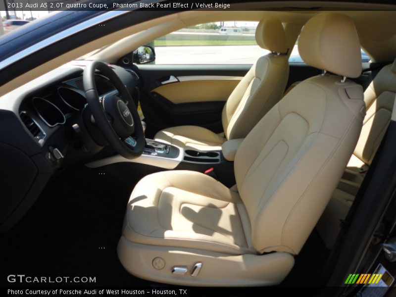 Front Seat of 2013 A5 2.0T quattro Coupe