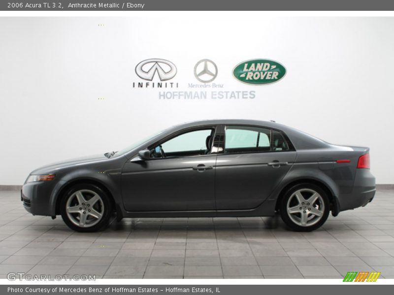 Anthracite Metallic / Ebony 2006 Acura TL 3.2