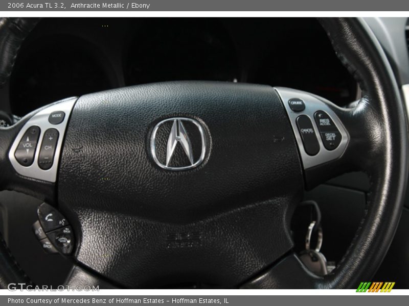Anthracite Metallic / Ebony 2006 Acura TL 3.2