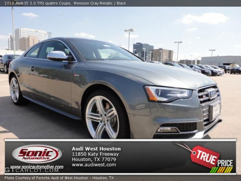 Monsoon Gray Metallic / Black 2013 Audi S5 3.0 TFSI quattro Coupe