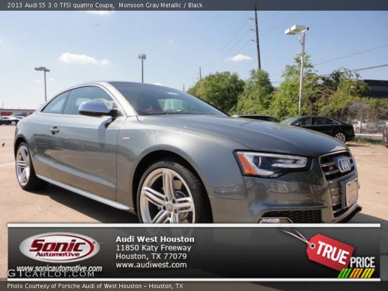 Monsoon Gray Metallic / Black 2013 Audi S5 3.0 TFSI quattro Coupe