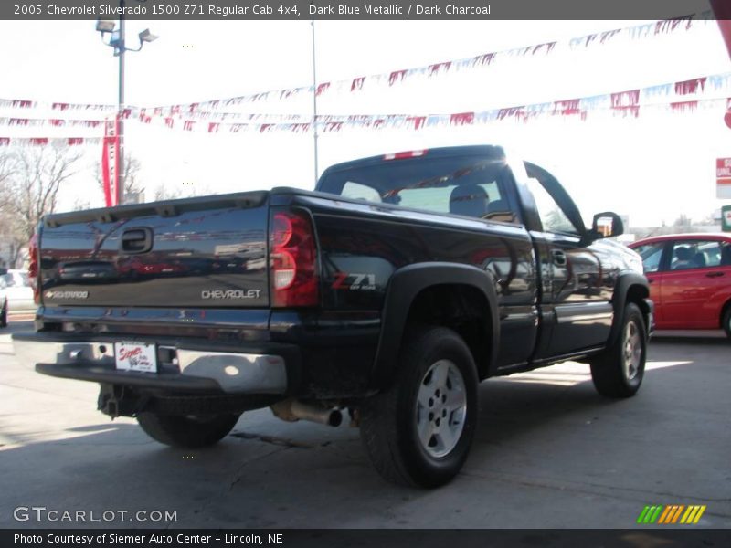 Dark Blue Metallic / Dark Charcoal 2005 Chevrolet Silverado 1500 Z71 Regular Cab 4x4