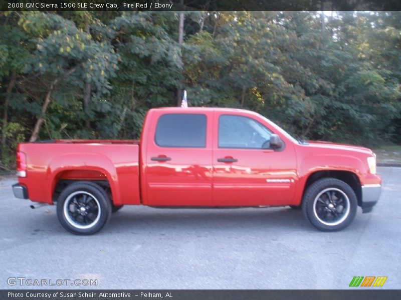 Fire Red / Ebony 2008 GMC Sierra 1500 SLE Crew Cab