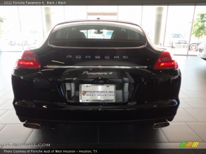 Black / Black 2012 Porsche Panamera 4