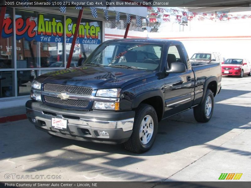 Dark Blue Metallic / Dark Charcoal 2005 Chevrolet Silverado 1500 Z71 Regular Cab 4x4