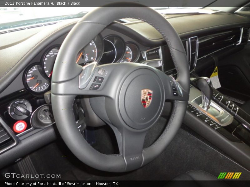 Black / Black 2012 Porsche Panamera 4