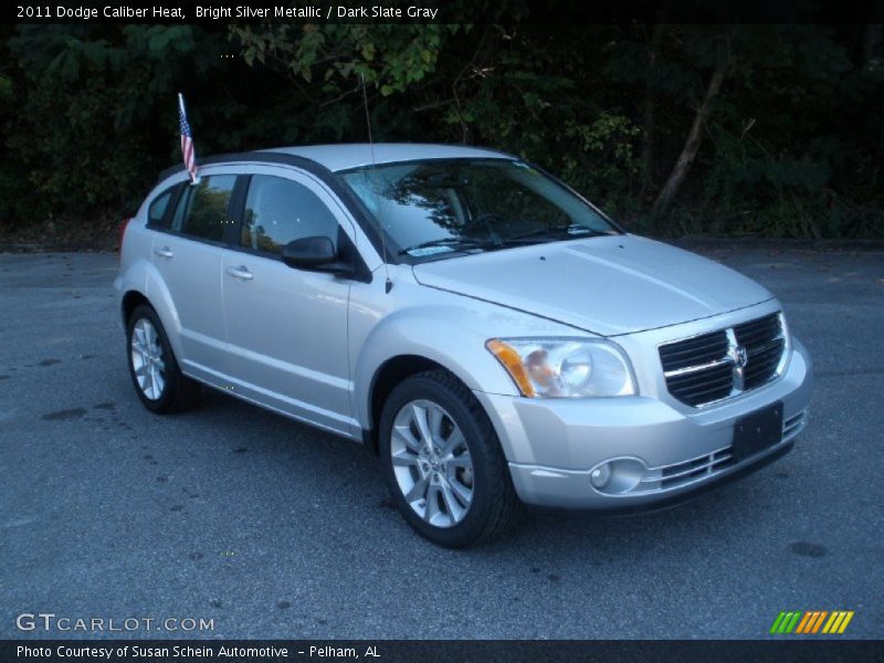 Bright Silver Metallic / Dark Slate Gray 2011 Dodge Caliber Heat