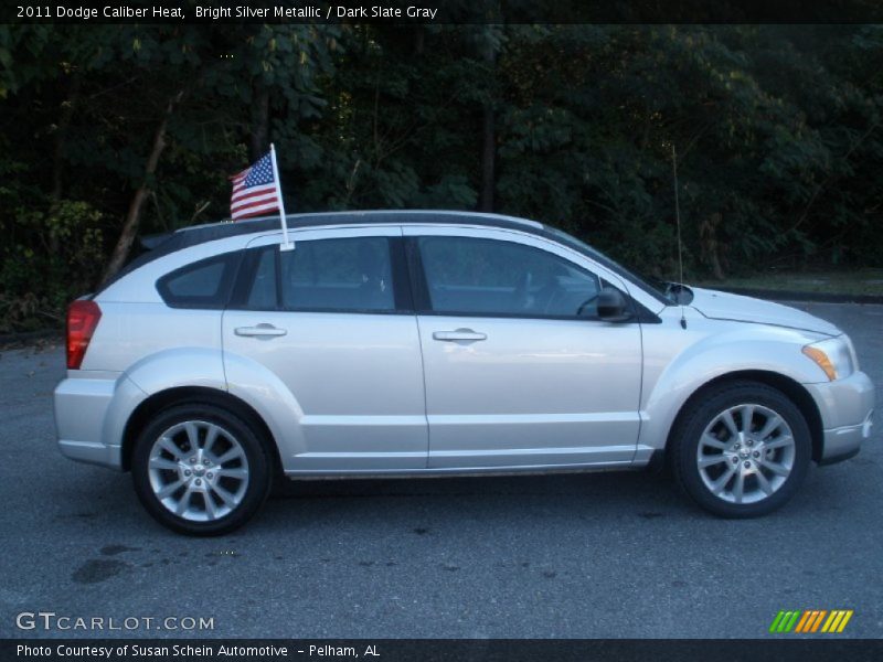 Bright Silver Metallic / Dark Slate Gray 2011 Dodge Caliber Heat