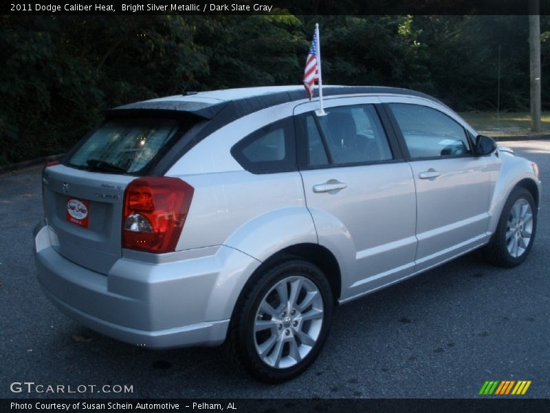 Bright Silver Metallic / Dark Slate Gray 2011 Dodge Caliber Heat