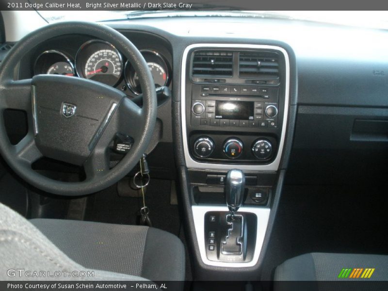 Bright Silver Metallic / Dark Slate Gray 2011 Dodge Caliber Heat