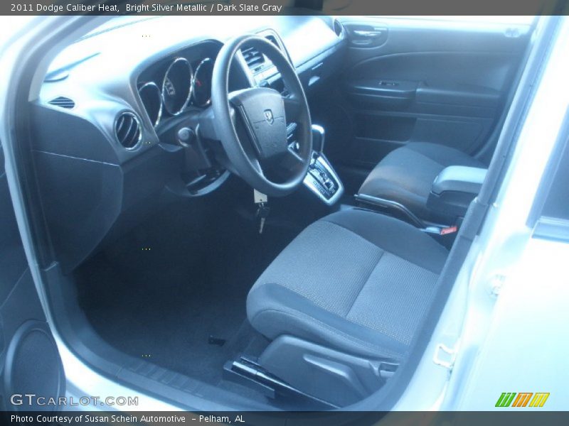 Bright Silver Metallic / Dark Slate Gray 2011 Dodge Caliber Heat