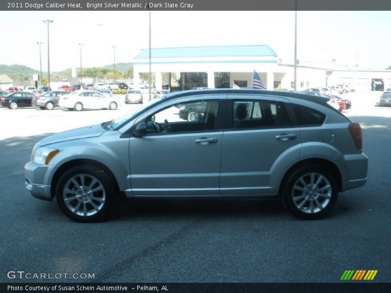 Bright Silver Metallic / Dark Slate Gray 2011 Dodge Caliber Heat