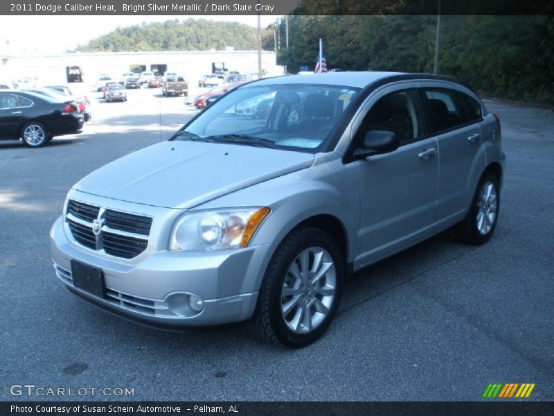 Bright Silver Metallic / Dark Slate Gray 2011 Dodge Caliber Heat