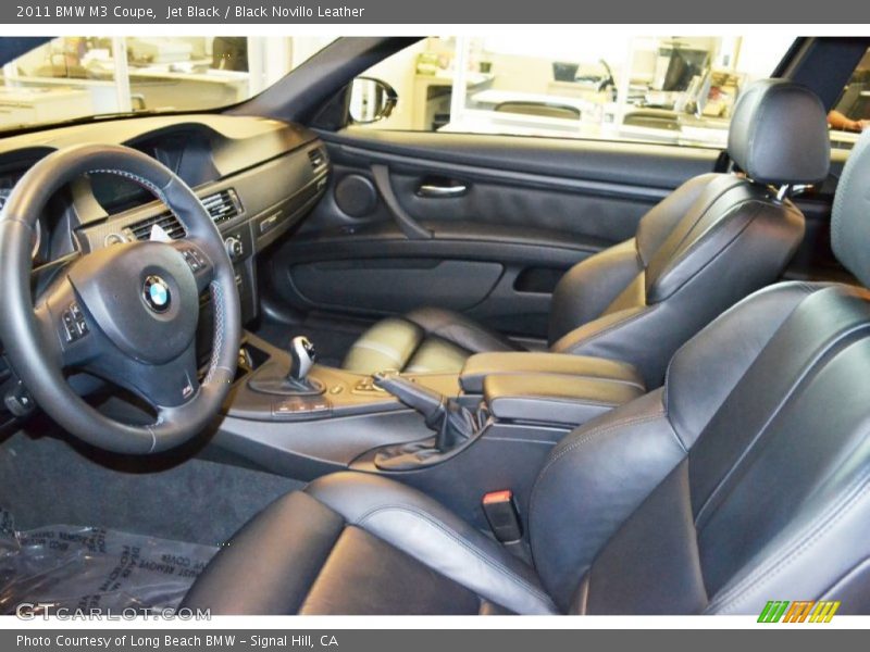 Jet Black / Black Novillo Leather 2011 BMW M3 Coupe