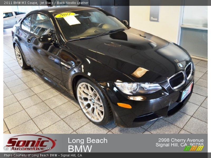 Jet Black / Black Novillo Leather 2011 BMW M3 Coupe