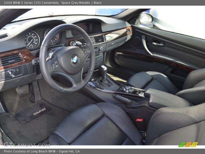 Space Grey Metallic / Black 2009 BMW 3 Series 335i Convertible