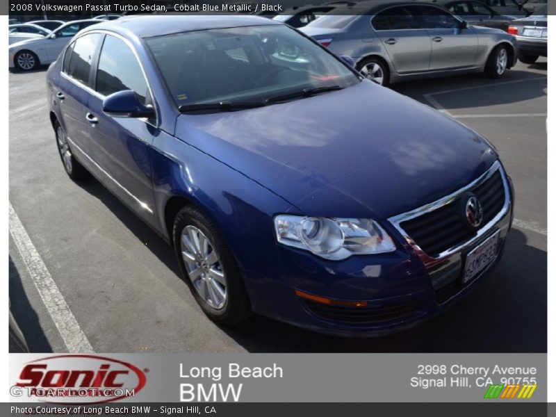 Cobalt Blue Metallic / Black 2008 Volkswagen Passat Turbo Sedan