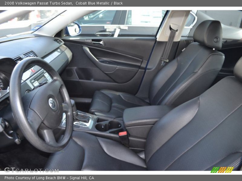 Cobalt Blue Metallic / Black 2008 Volkswagen Passat Turbo Sedan