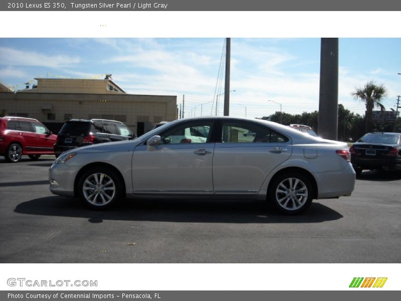 Tungsten Silver Pearl / Light Gray 2010 Lexus ES 350