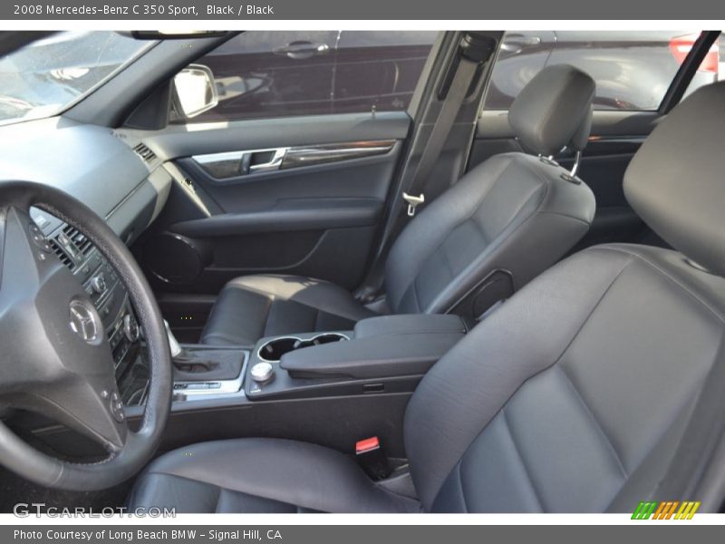 Black / Black 2008 Mercedes-Benz C 350 Sport