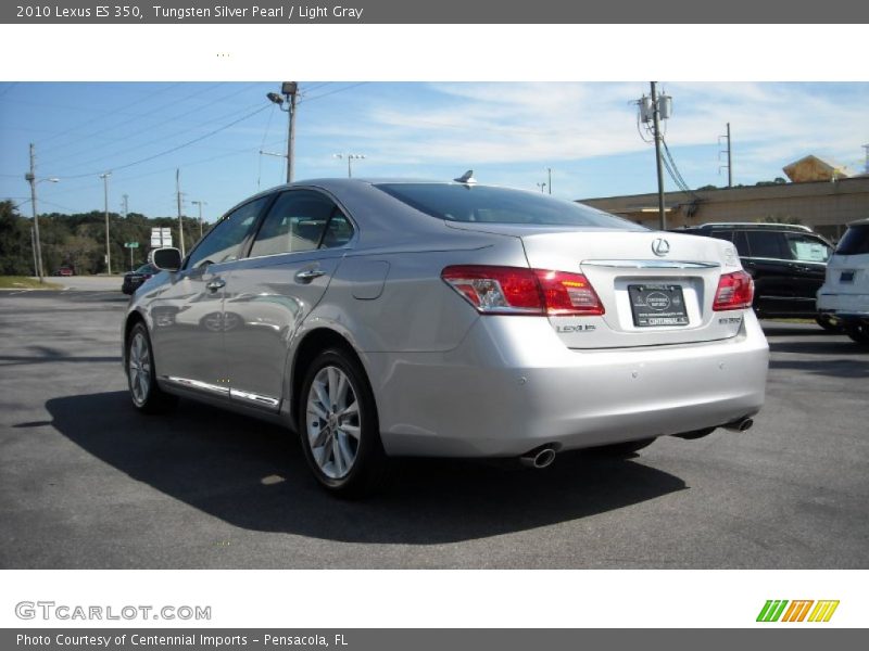 Tungsten Silver Pearl / Light Gray 2010 Lexus ES 350