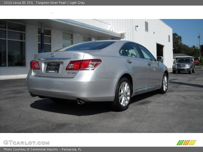 Tungsten Silver Pearl / Light Gray 2010 Lexus ES 350