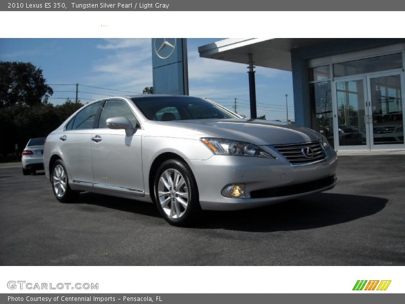 Tungsten Silver Pearl / Light Gray 2010 Lexus ES 350