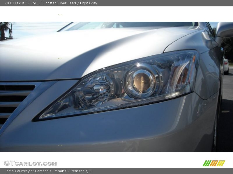 Tungsten Silver Pearl / Light Gray 2010 Lexus ES 350