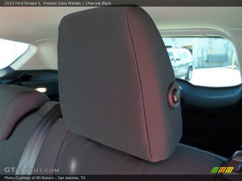 Frosted Glass Metallic / Charcoal Black 2013 Ford Escape S