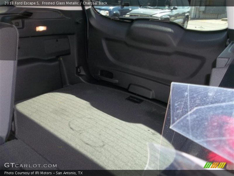 Frosted Glass Metallic / Charcoal Black 2013 Ford Escape S