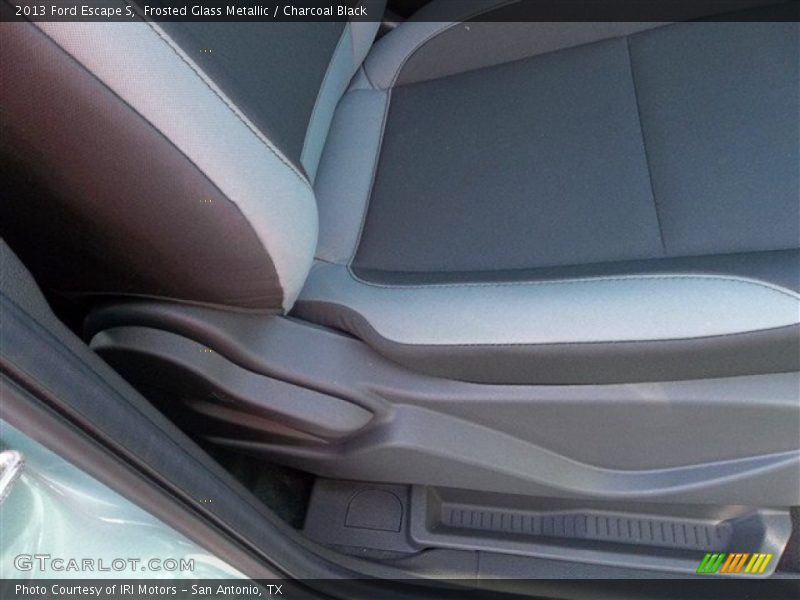 Frosted Glass Metallic / Charcoal Black 2013 Ford Escape S