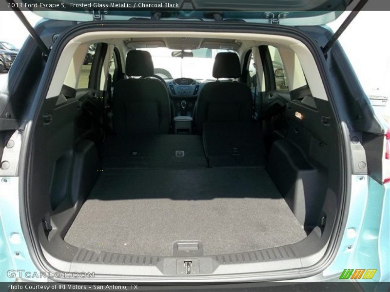 Frosted Glass Metallic / Charcoal Black 2013 Ford Escape S