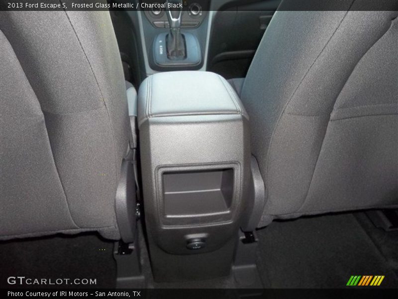 Frosted Glass Metallic / Charcoal Black 2013 Ford Escape S