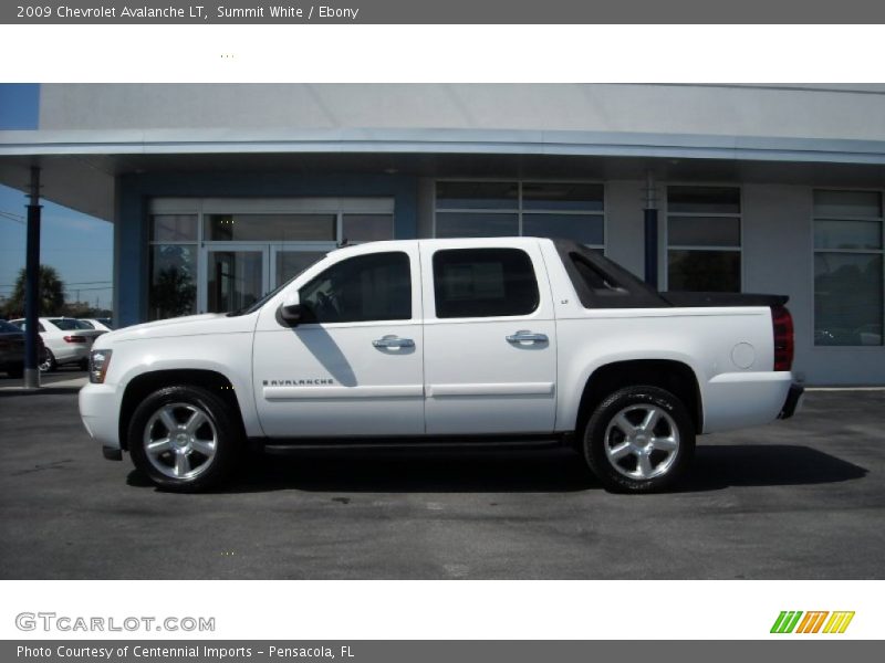Summit White / Ebony 2009 Chevrolet Avalanche LT