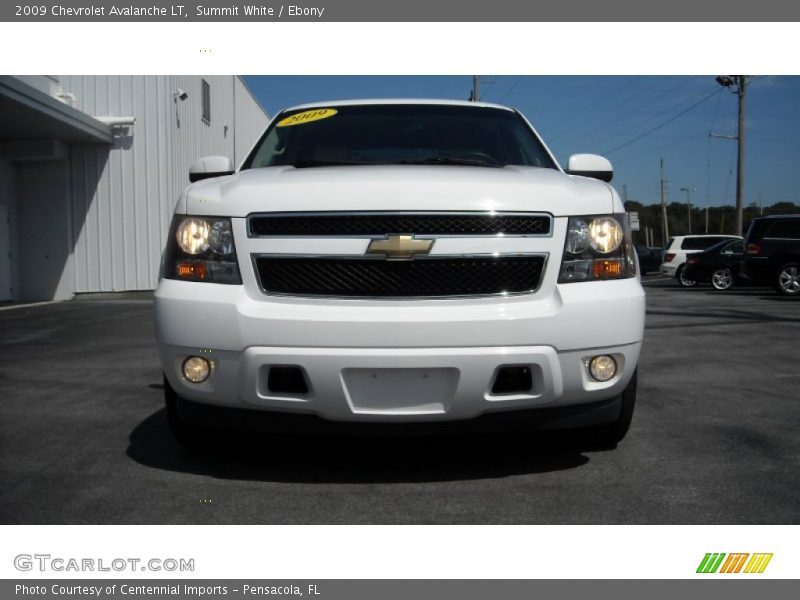 Summit White / Ebony 2009 Chevrolet Avalanche LT