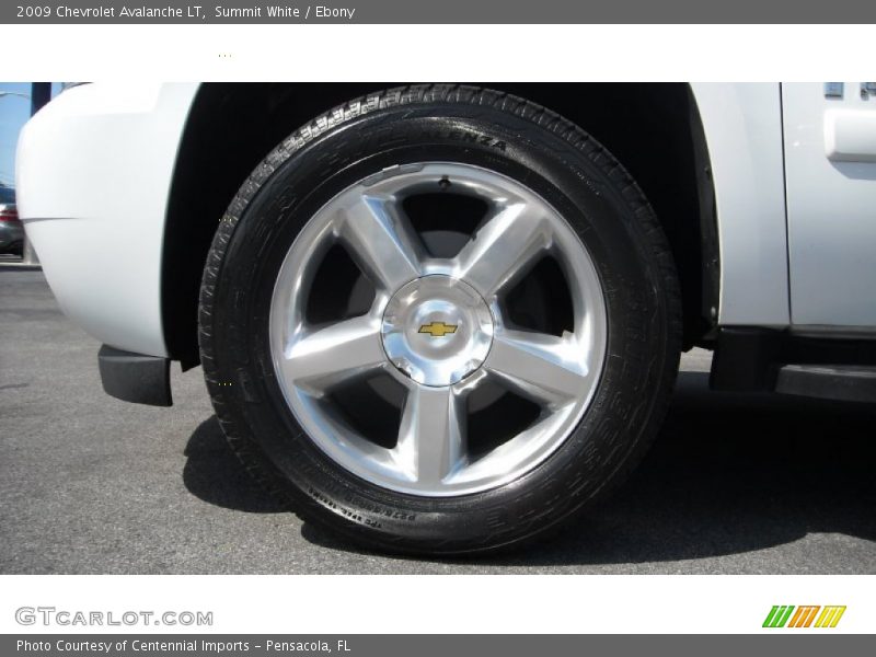 Summit White / Ebony 2009 Chevrolet Avalanche LT