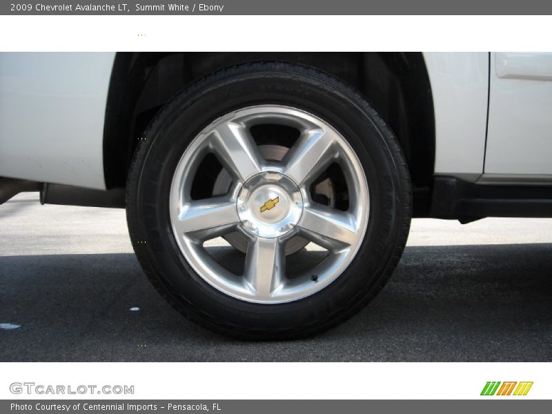 Summit White / Ebony 2009 Chevrolet Avalanche LT