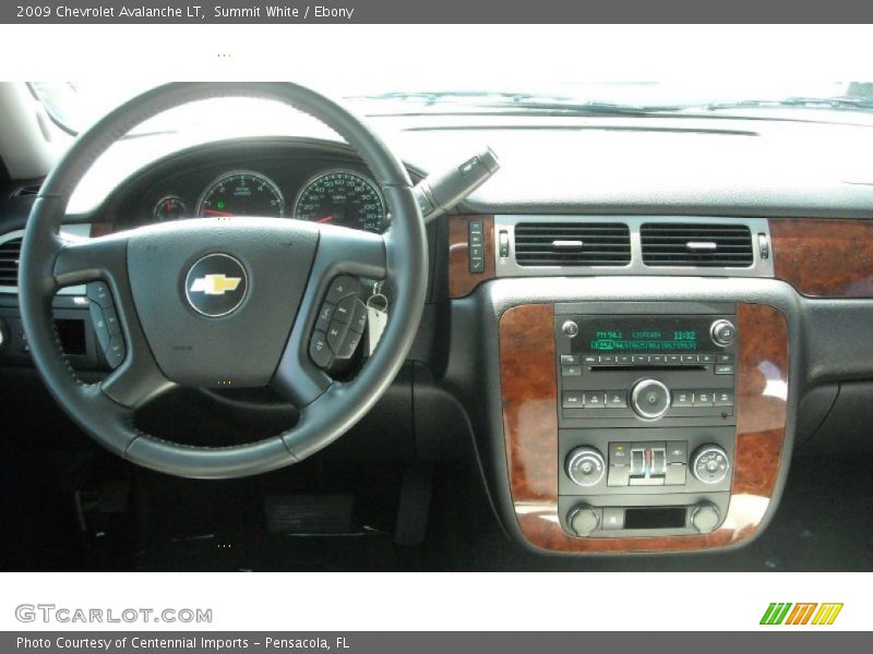 Summit White / Ebony 2009 Chevrolet Avalanche LT